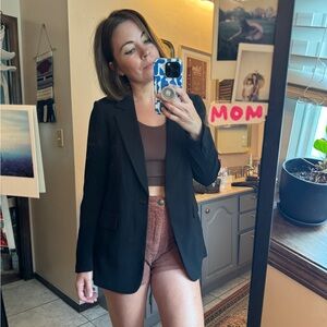 Black H&M fitted blazer